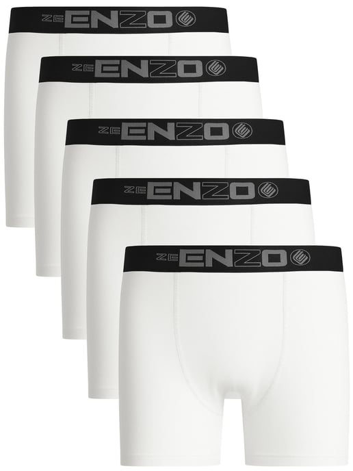 Enzo | 5 Pack Mens Boxer Shorts Cotton Stretch Underwear - Image 1