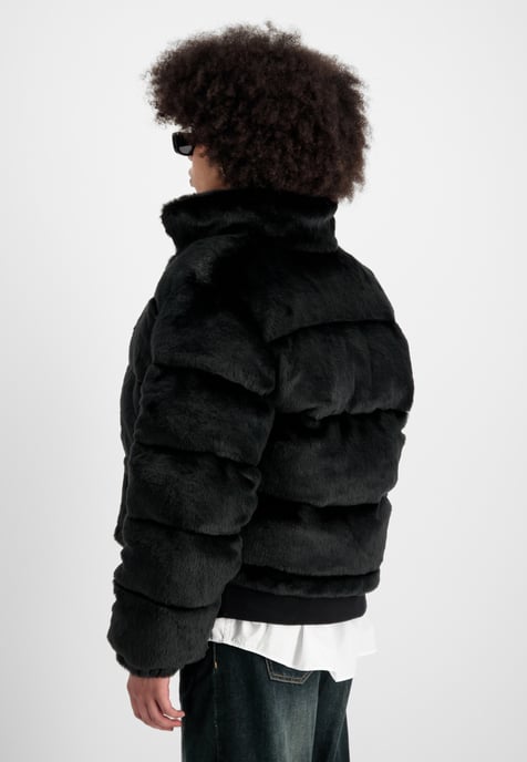 Fur Puffer Winter Jacket Women - Image 3