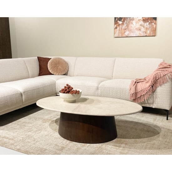Brix salontafel bottecino oval 120cm - - Image 2
