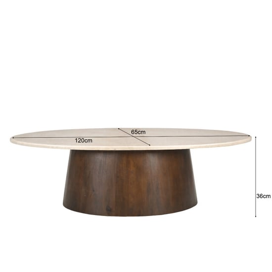 Brix salontafel bottecino oval 120cm - - Image 6