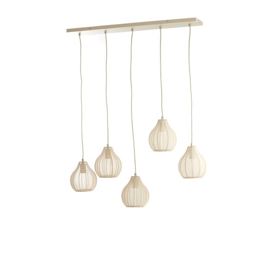 Light & Living hanglamp 5l 100x15x21,5 cm elati zand - Image 3