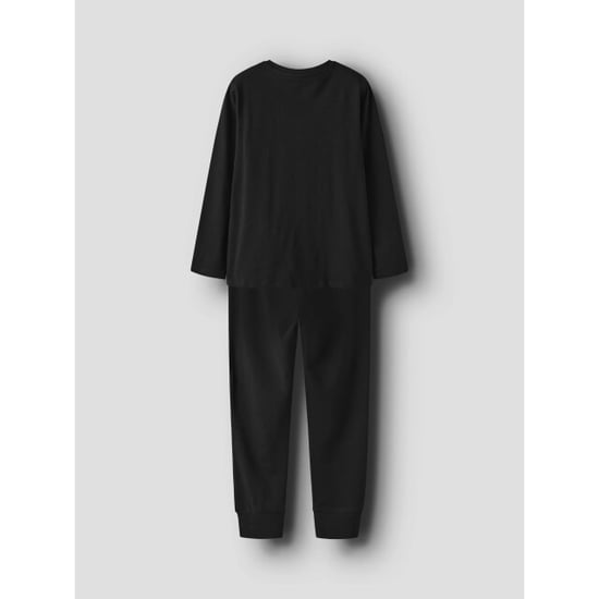 Name It Meisjes lange pyjama set nkfolina stitch zwart - Image 3