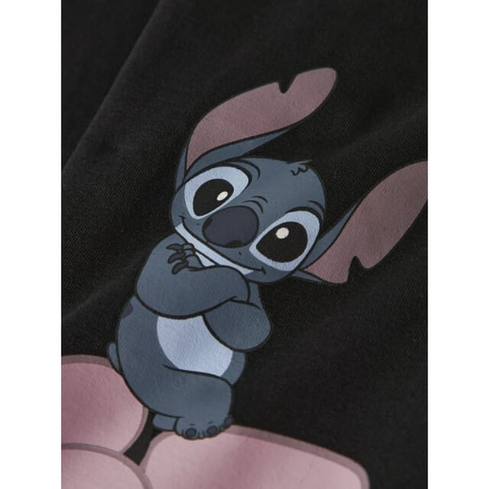 Name It Meisjes lange pyjama set nkfolina stitch zwart - Image 4