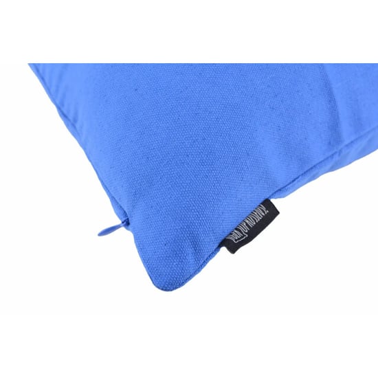 Gek op kussens! Uni blauw | 45 x 45 cm | kussenhoes | katoen / polyester - Image 2