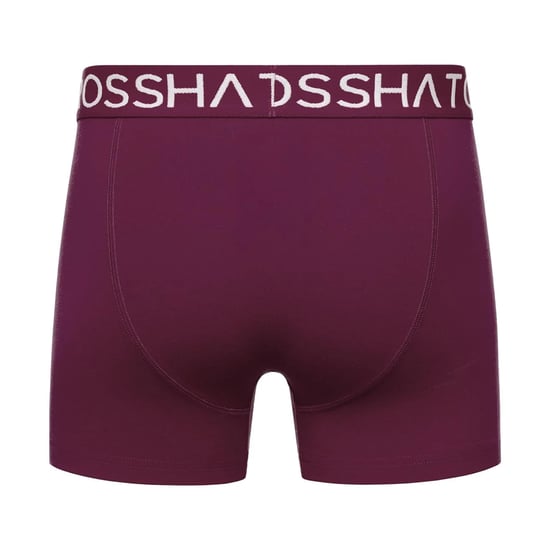 Crosshatch Heren Hovland Boxershorts (Verpakking van 3) (Prune) - Image 2