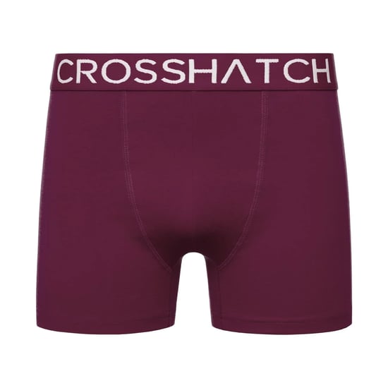 Crosshatch Heren Hovland Boxershorts (Verpakking van 3) (Prune) - Image 3