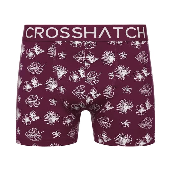 Crosshatch Heren Hovland Boxershorts (Verpakking van 3) (Prune) - Image 5