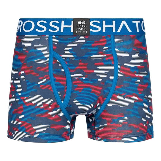 Crosshatch Herr Linamo Öppen Fly Boxer Short (Blå) - Image 3