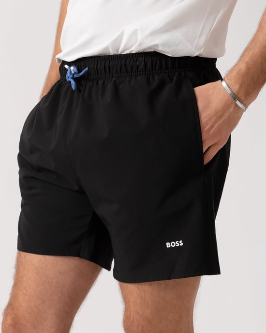 Tio Swim Shorts in Black - Image 2