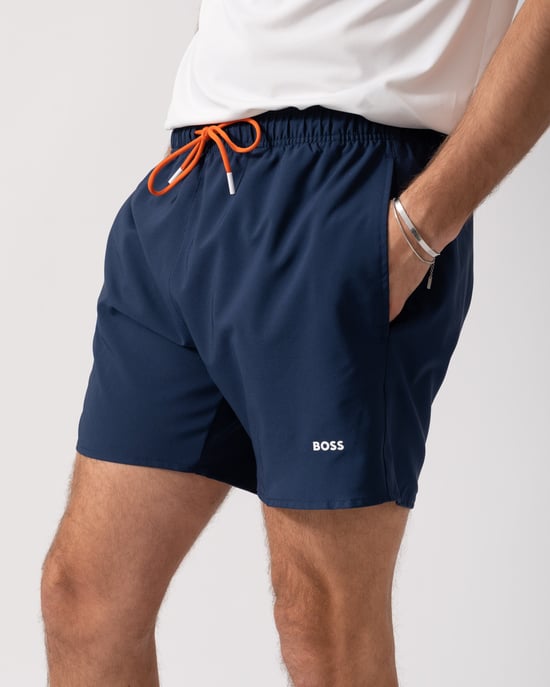 Tio Swim Shorts in Dark Blue - Image 4