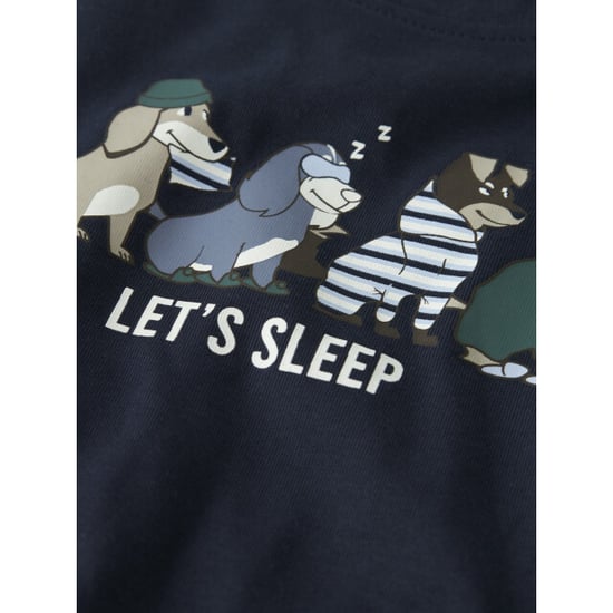 Name It Jongens lange pyjama set nmmramel gestreept donkerblauw - Image 5