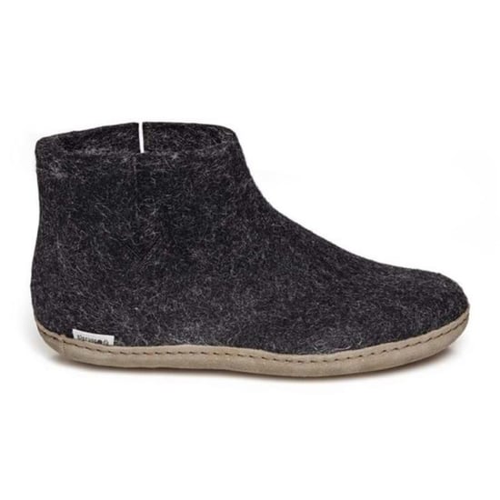 Glerups Low boot leather sole g 02-charcoal - Image 1