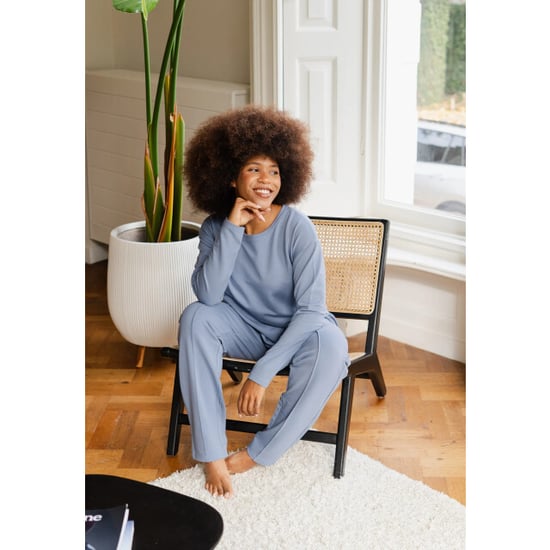 By Louise Dames huispak broek + sweater effen donker - Image 4