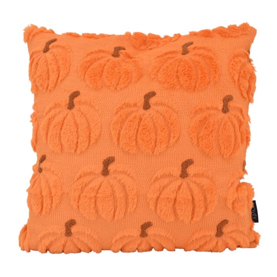 NOVÉE Sierkussen furry pumpkin oranje | 45 x 45 cm | polyester - Image 1