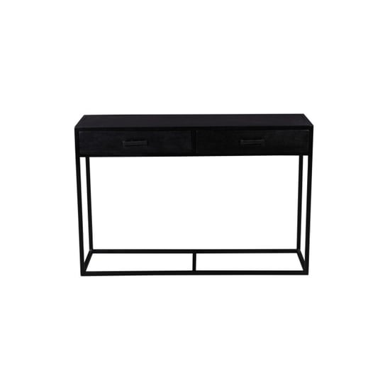 Livingfurn wandtafel kala 120x80x35 cm mangohout / gecoat staal - Image 3