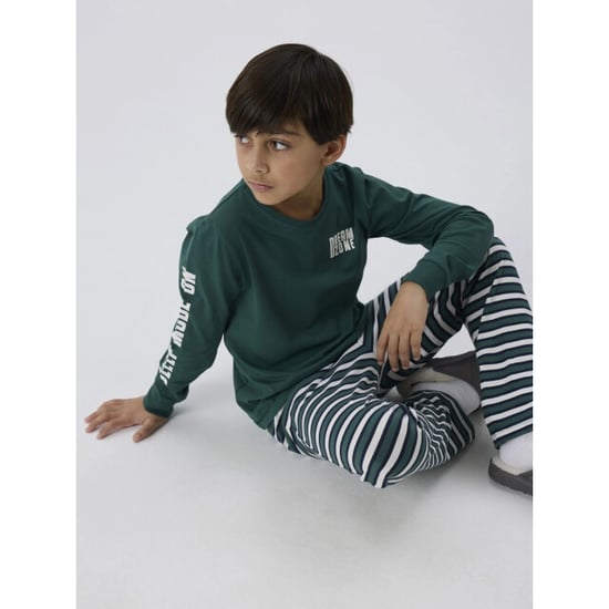 Name It Jongens lange pyjama set nkmramel gestreept - Image 3