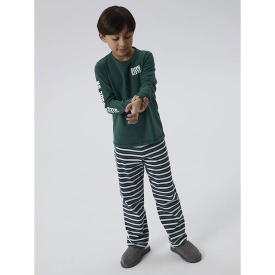 Name It Jongens lange pyjama set nkmramel gestreept - Image 6
