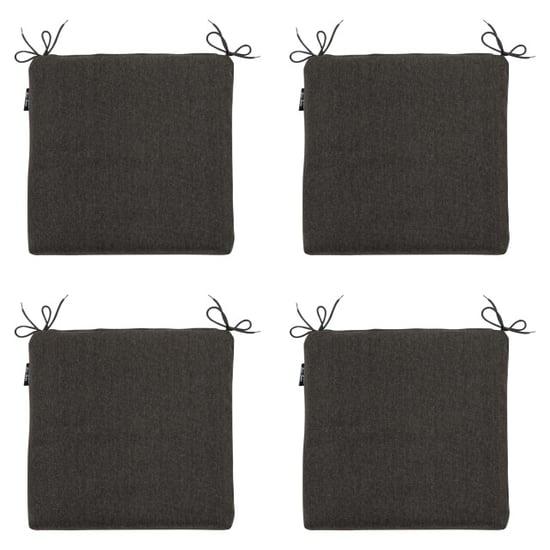 Madison zitkussen dark grey canvas eco+ ca. set van 4 - Image 1