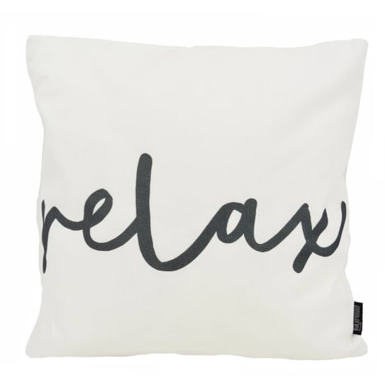 Gek op kussens! Black & white relax outdoor | 45 x 45 cm | kussenhoes | polyester - Image 1