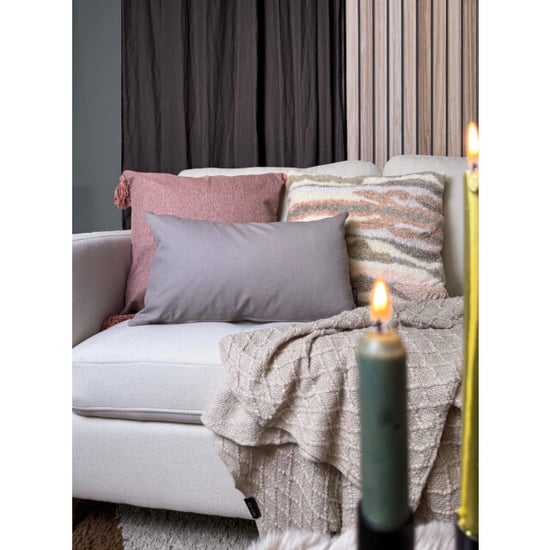 NOVÉE Mare plush roze | 45 x 45 cm | kussenhoes | polyester - Image 2