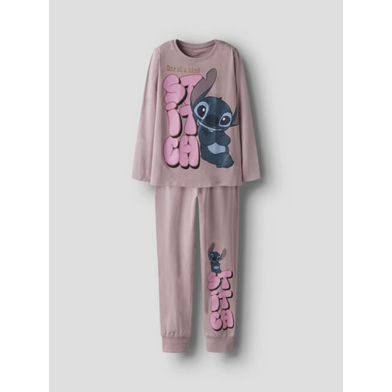 Name It Meisjes lange pyjama set nkfolina stitch lila - Image 2