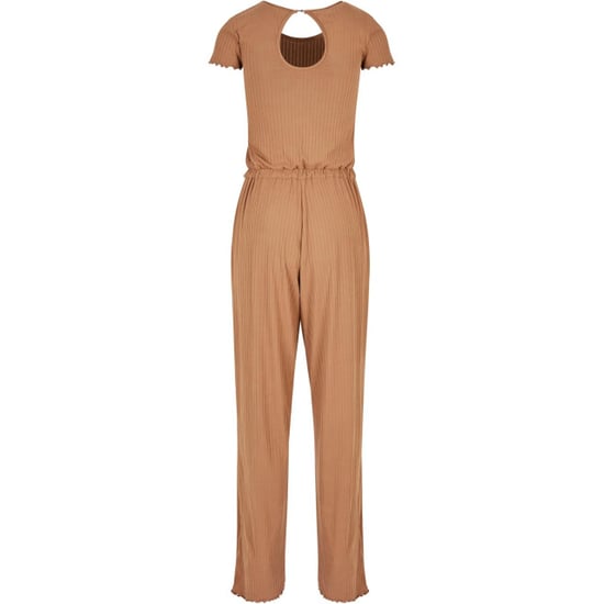 Urban Classics Dames jumpsuit met geribbelde wijde pijpen - Image 2