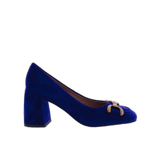 Bibi Lou Dames amber suede pump blauw - Image 1