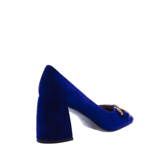 Bibi Lou Dames amber suede pump blauw - Image 3