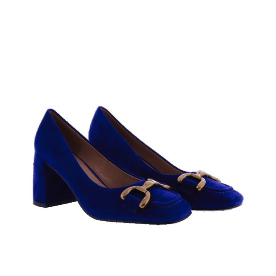 Bibi Lou Dames amber suede pump blauw - Image 4