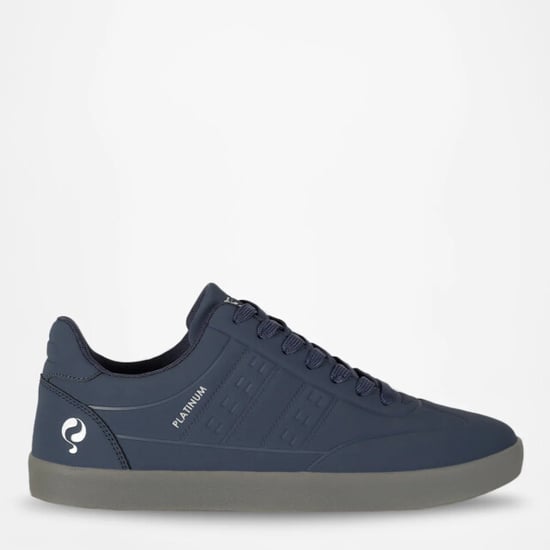 Q1905 Sneaker platinum one middenblauw/antraciet - Image 1