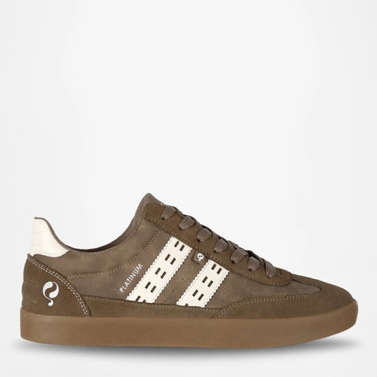 Q1905 Sneaker platinum middenbruin/offwhite/gum - Image 4