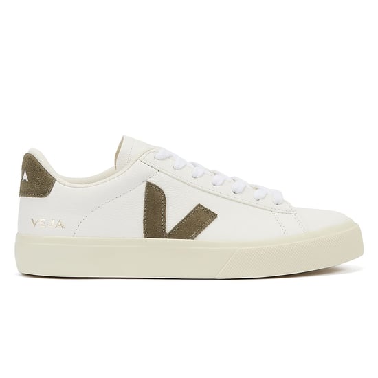Veja Campo Extra Khaki Women's White/Khaki Trainers - Image 4