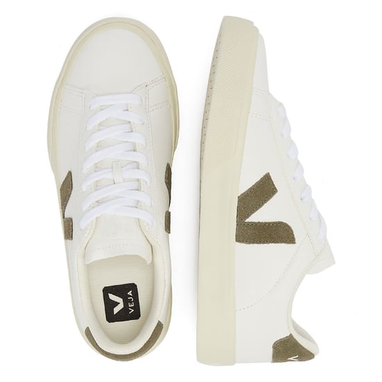 Veja Campo Extra Khaki Women's White/Khaki Trainers - Image 6
