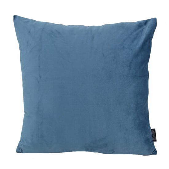 Gek op kussens! Velvet blauw | 45 x 45 cm | kussenhoes | polyester - Image 1