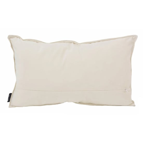 NOVÉE Embossed cream | 30 x 50 cm | kussenhoes | pu leder - Image 2
