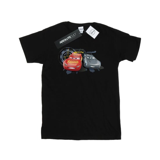 Disney Mens Cars Lightning Vs Storm T-Shirt (Black) - Image 1
