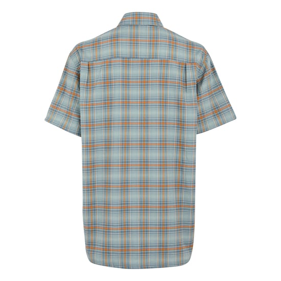 Regatta Mens Begarno Checked Short-Sleeved Shirt (Glacier) - Image 2