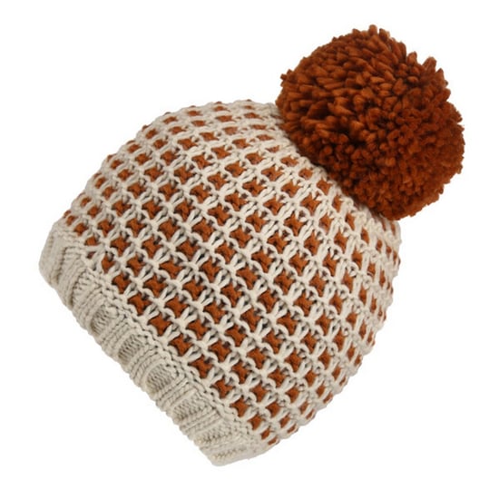 Regatta Womens/Ladies Dalary Bobble Beanie (Light Vanilla/Copper Almond) - Image 1