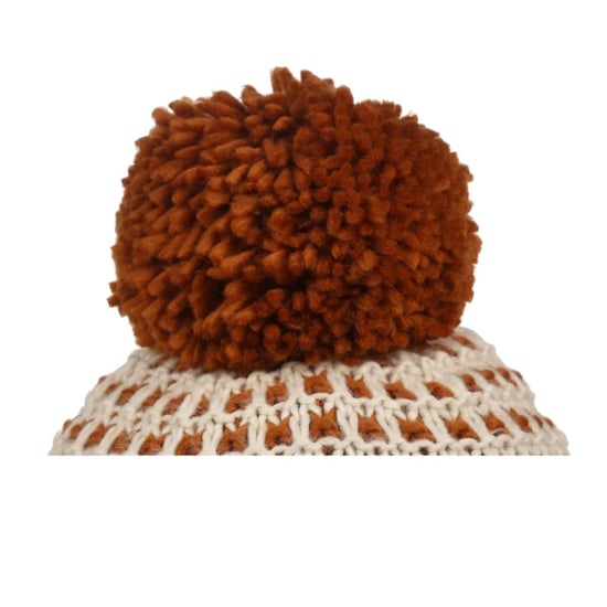 Regatta Womens/Ladies Dalary Bobble Beanie (Light Vanilla/Copper Almond) - Image 3