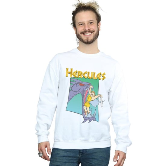 Disney Mens Hercules Hydra Fight Sweatshirt (White) - Image 3