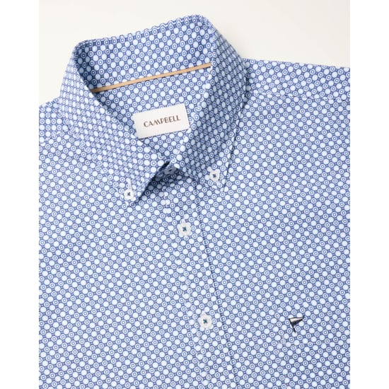 Campbell Casual overhemd donker - Image 3