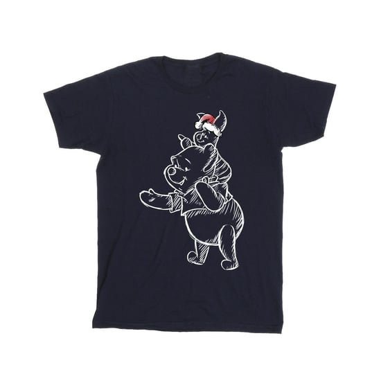 Li-cense Disney heren winnie the pooh knorretje kerst-t-shirt - Image 1