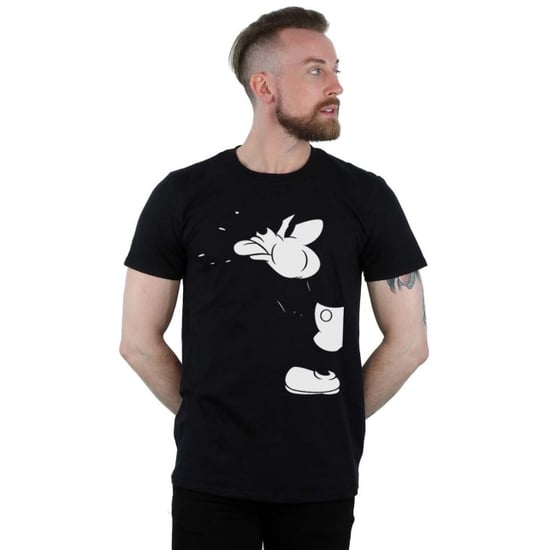 Disney Mens Mickey Mouse Cut T-Shirt (Black) - Image 3
