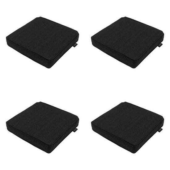 Madison zitkussen black canvas eco+ ca. set van 4 - Image 1