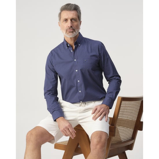 Campbell Casual overhemd donker - Image 4