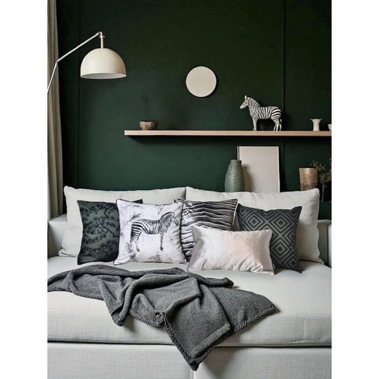 Gek op kussens! Velvet zebra | 45 x 45 cm | kussenhoes | velvet/polyester - Image 2