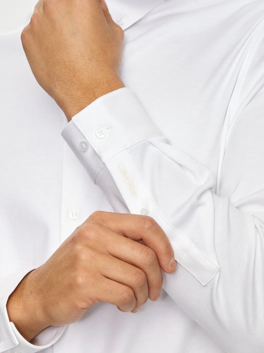 Calvin Klein Smooth cotton slim overhemd - Image 2