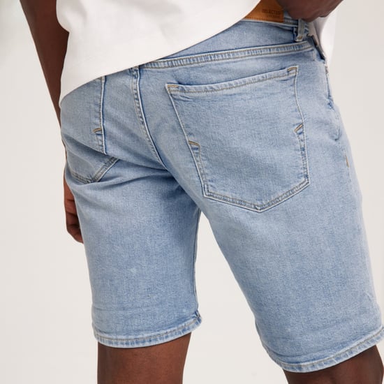 Selected Shorts Alex Slim Short Blå - Image 3