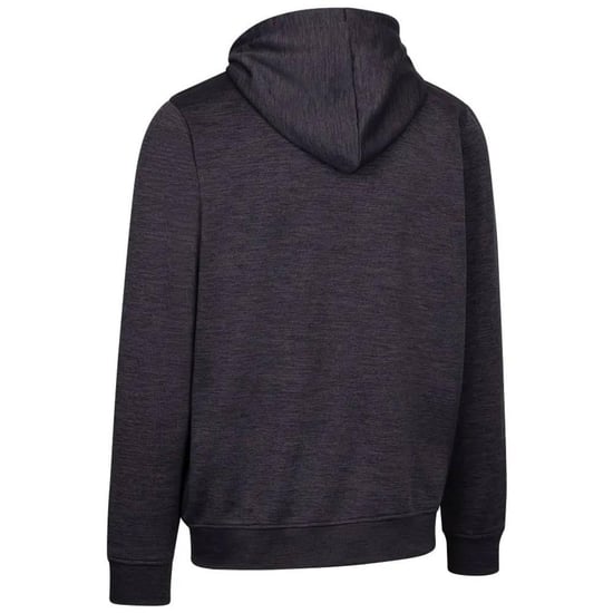 Trespass Mens Fewston Full Zip Hoodie (Dark Flint Marl) - Image 2
