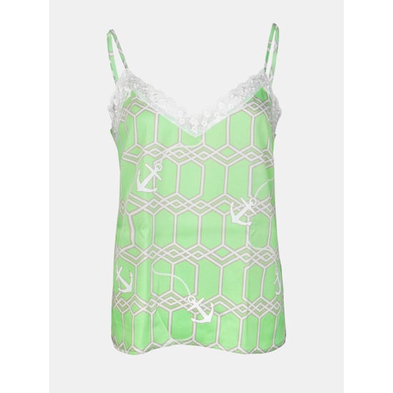 Mucho Gusto Slip top groen met anker print - Image 2